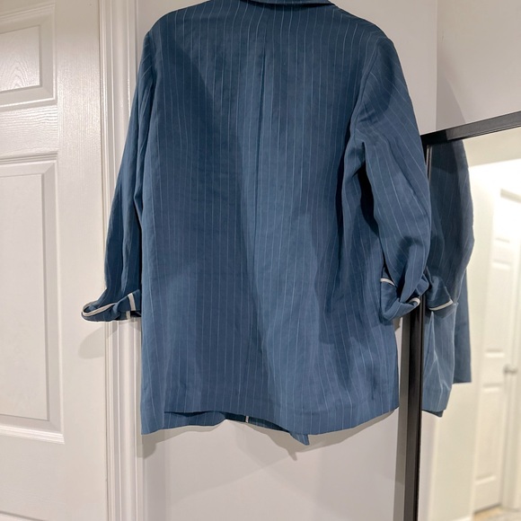 ✨Zara “ Pinstripe Blue Blazer “ - Picture 8 of 8